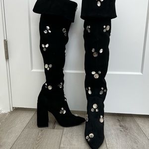 Jeffrey Campbell Rhinestone Boots